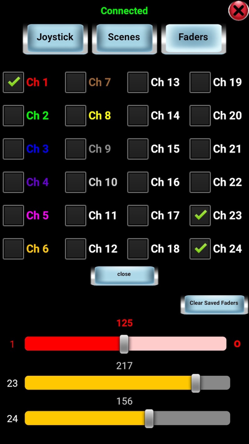 Wireless DMX stage lighting controller Control DMX stage lighting from your Android phone or tablet image 4