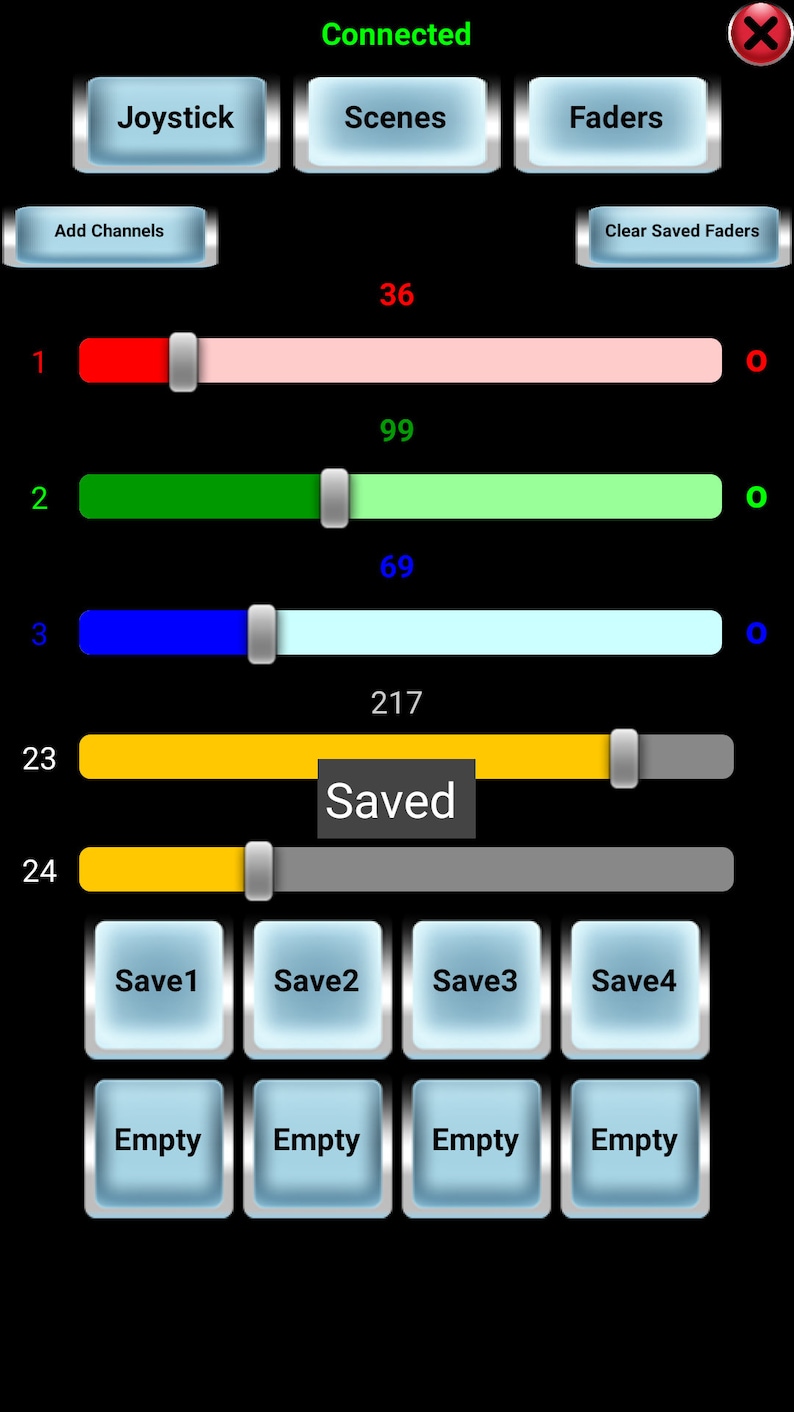 Wireless DMX stage lighting controller Control DMX stage lighting from your Android phone or tablet image 8