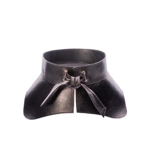 Leather peplum obi tie bow corset belt,  Fashion Event belt