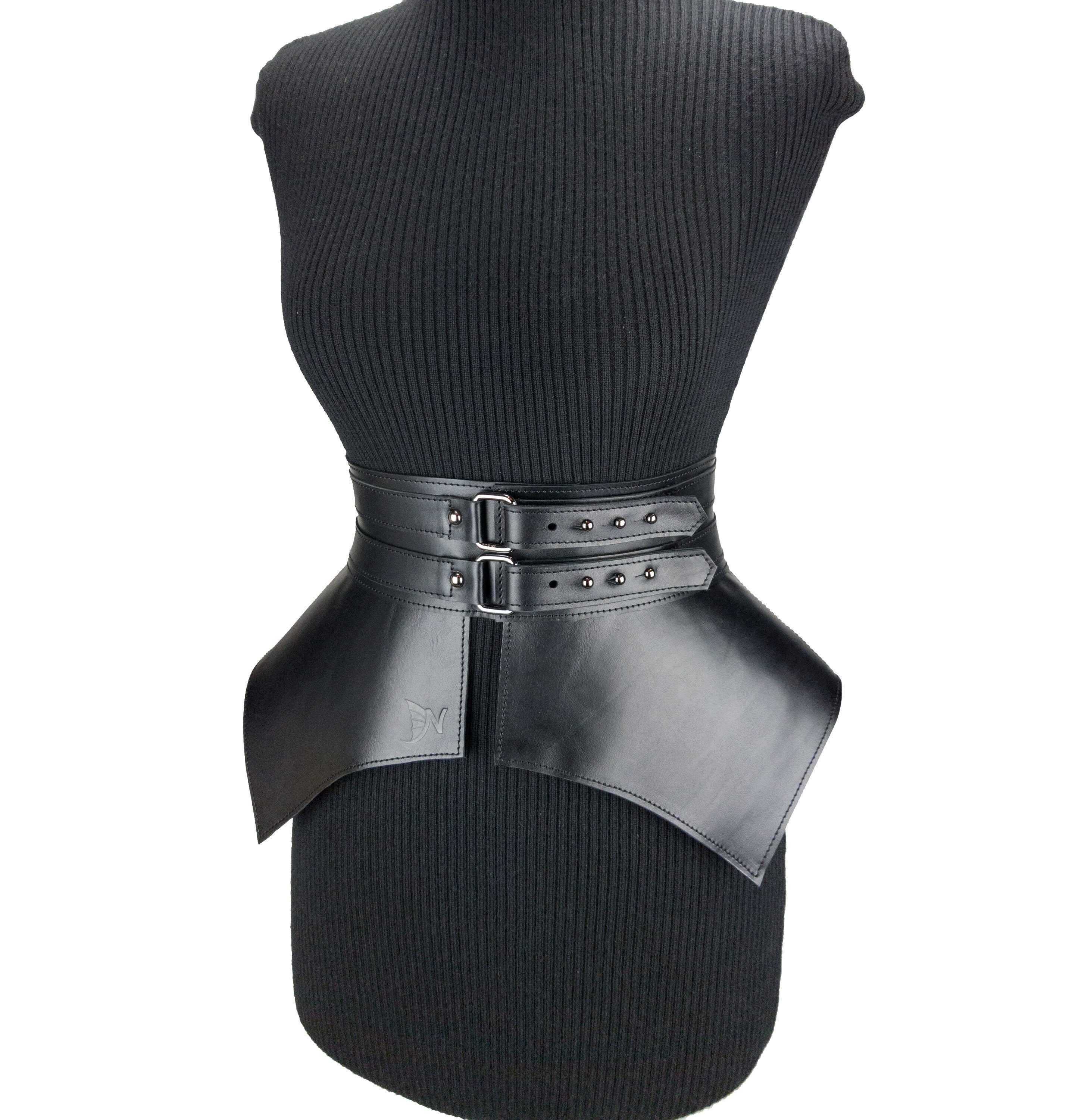 Leather Corset Belt Obi Belt Wide Waist Peplum Belt Waist Cincher Harness  Belt Dress Belt -  Ireland