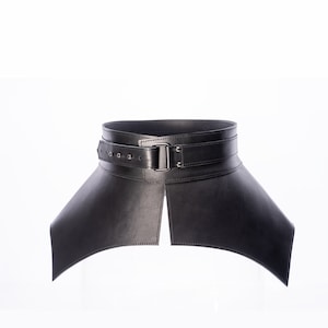 Black Leather Duo Buckle Corset Belt, Plus Size Belt - Etsy
