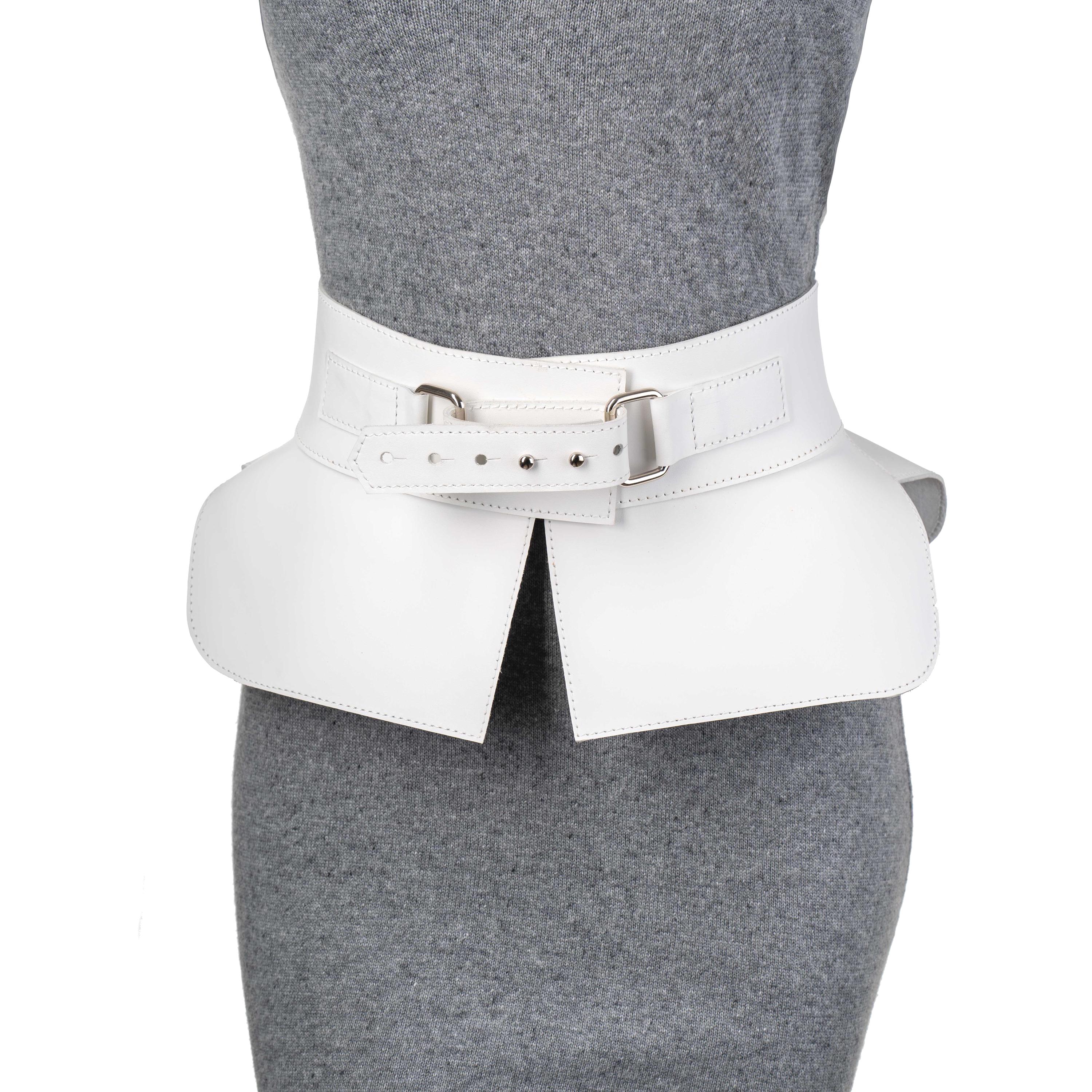 Leather Peplum Corset Belt: High Waist Cincher - XS-3X - Etsy