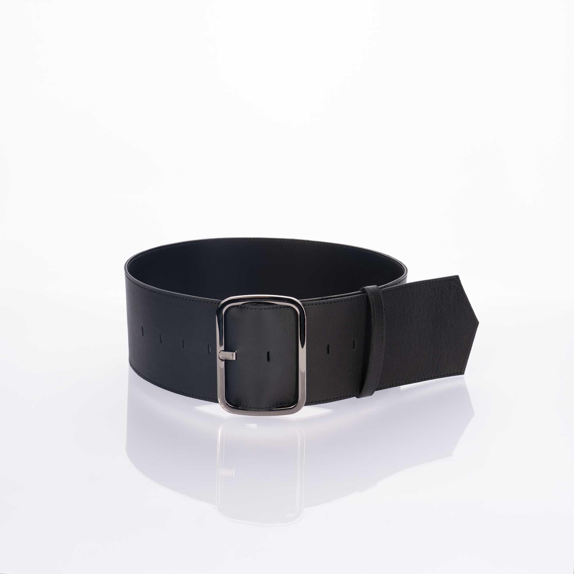 Wide Leather Corset Belt – Utility Streetwear Waist Belt, XS–XXXL