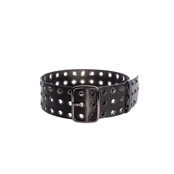 Wide Studded Leather Corset Belt: Biker Punk Goth Western  display picture 2
