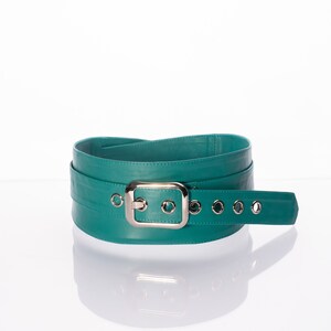 Teal Wide Belt - Etsy display picture 3