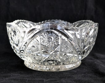 Vintage L.E. Smith Glass Company Schale (2662B)
