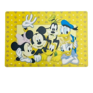 Rare Disney Japan Plastic Placemat by Japan City Corp Mickey Mouse & Friends Vintage 1990s 2000s - Minnie Mouse Donald Daisy Duck Goofy Plut