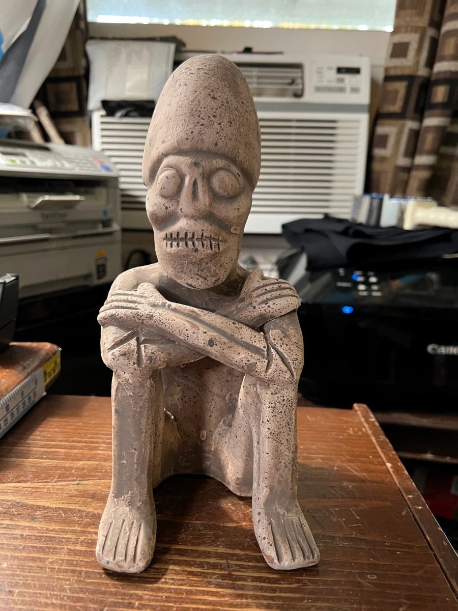 Mictlantecuhtli Statue Aztec Potty Terra Cotta Lord of Etsy Australia