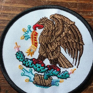 Mexico Flag Iron On sew on Patch Size Mini 1.2X1.7 inches. Mexico Flag  Country National Emblem Iron On Sew On Patch Military Uniform Emblem Logo