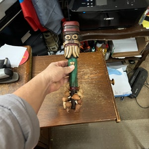 Pagan Rattle Tlaloc Aztec Dance Rattle, 12, Ayoyotes, Sonajera, Shaker, Pagan God ...