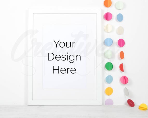 Etsy Mockup Frame Mockup A4 Mockup Styled Stock Photograph