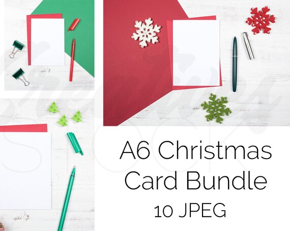 Bundle Of 10 Christmas Card Mockups Styled Stock Shot Bundle Of 10 Christmas Card Mockups Styled Stock Shot