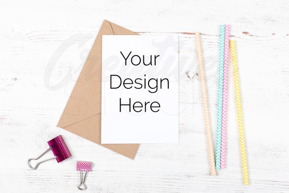 Stationery Mockup Brown Envelope Card Mockup Greetings Card Invitation Stationery Mockup Brown Envelope Card Mockup Greetings Card Invitation
