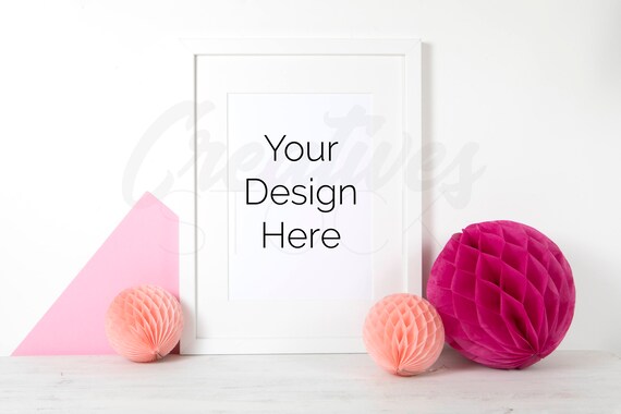 Frame Mockup Styled Stock Print Mock Up A4 Print
