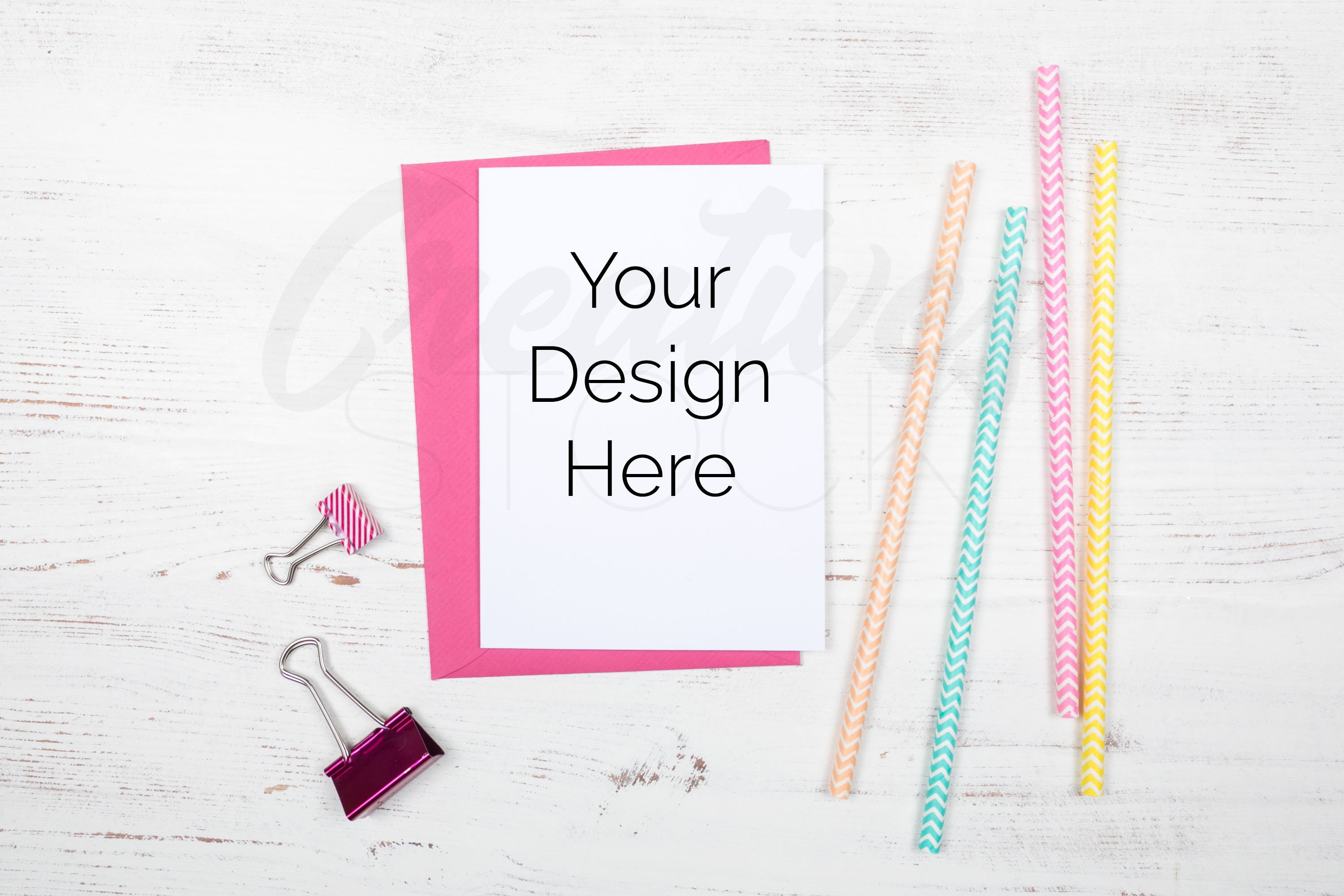 Download Card Mockup Styled Stock Photograph A6 Card Birthday A6 | Etsy