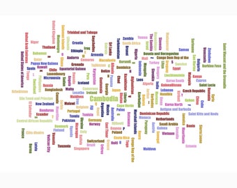 leadership word cloud poster