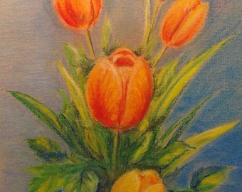 Spring Tulips flowers