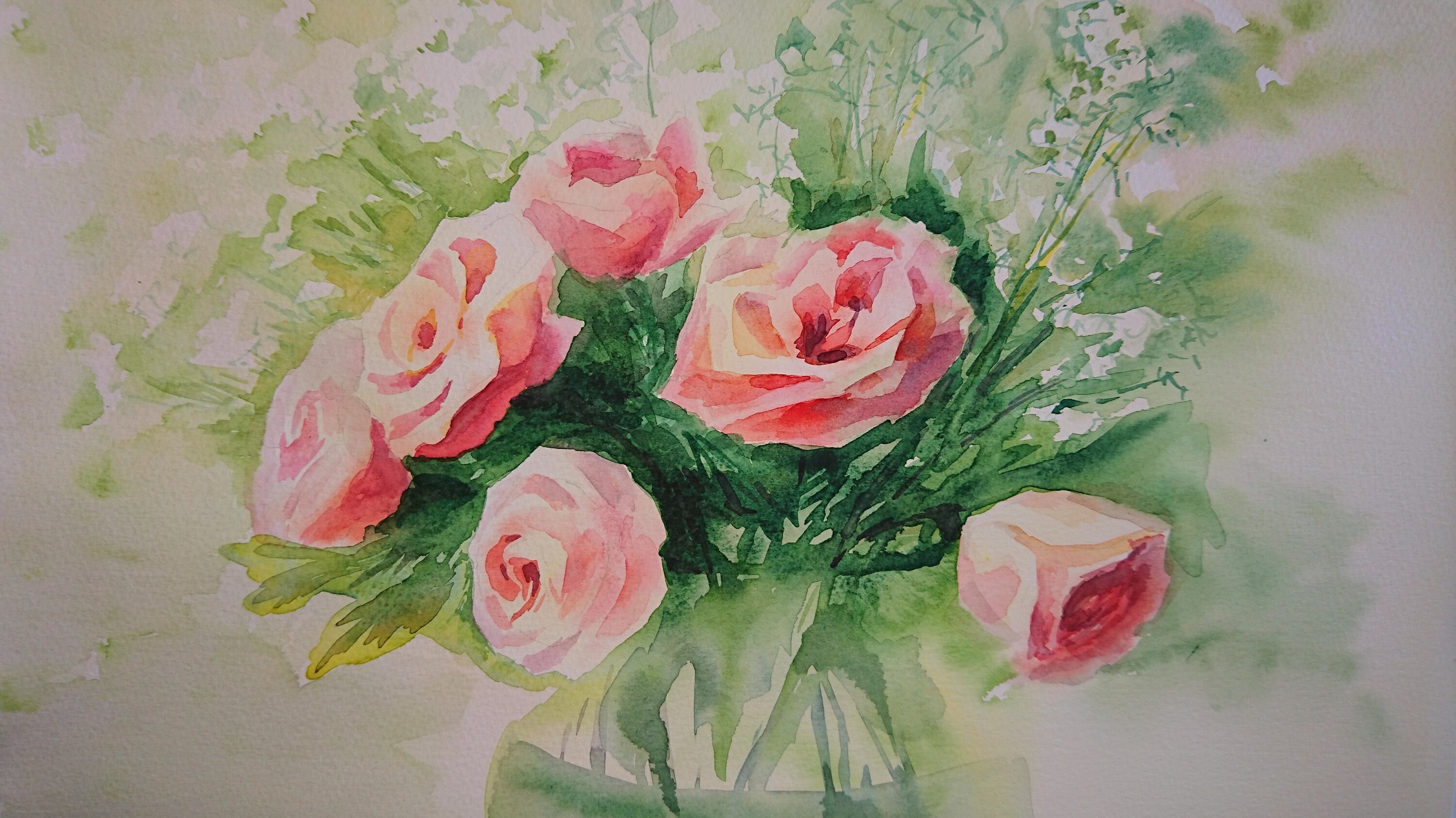 Spring Summer Flowers Bright Roses Bouquet Wedding Holiday Winsor ...