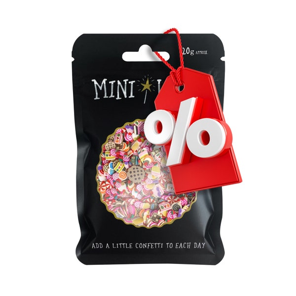 Tranches de pâte polymère, tranches de pâte fimo bonbons, fausses paillettes pour gâteau, paillettes de fimo, morceaux d'argile, tranches de pâte fimo pour gâteau, tranches de pâte fimo bonbons, 20 g.