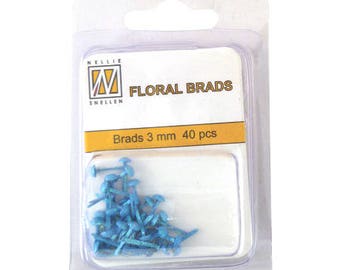 Mini pacifier Parisian blue 3 mm 40 pcs_FLPGB004