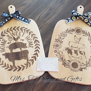 Personalized Cutting Board Engraved, Farm kitchen