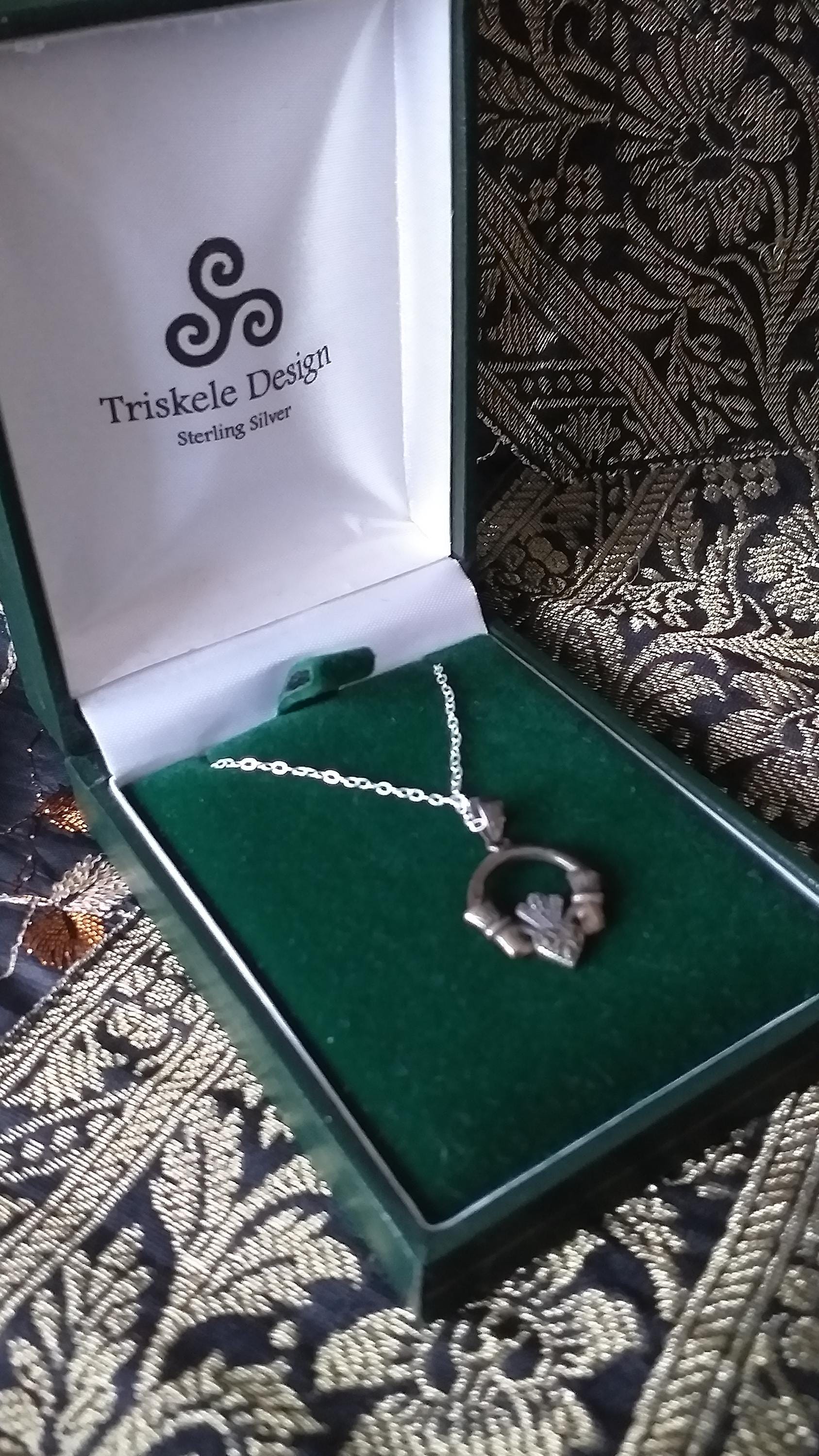 80's 90's vintage クラダネックレス silver