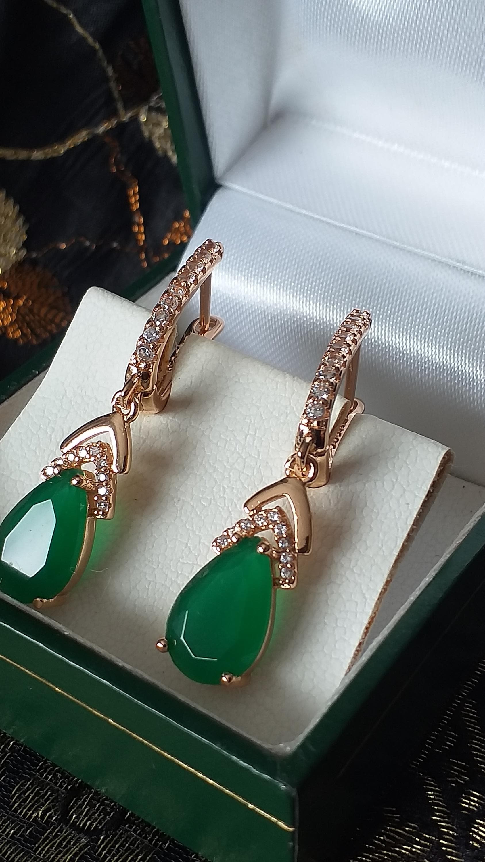 フランス アンティーク ピアス ドルムーズ 18k ジュエリー