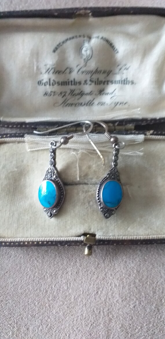 Boucles d'argent vintage 925 - Artisanat mexicain - Montres & Bijoux