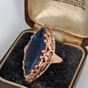Bague Plaqué Or Taille 54 - Style Anneau Simple Antique - Occasion
