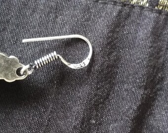 Boucles D'oreilles Goutte Vintage En Argent Sterling Avec Améthyste (années 1990) - Fait Main, Royaume-Uni