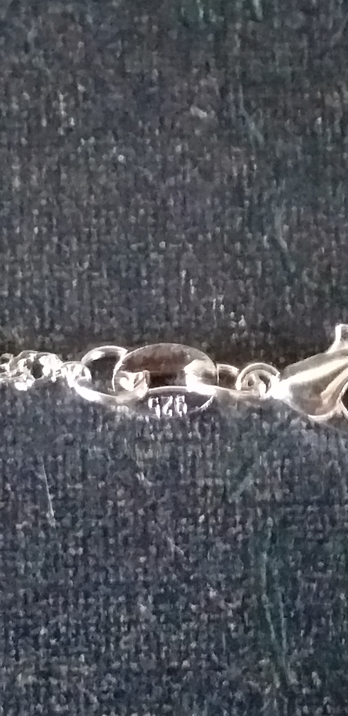 Pendentif Ancien En Argent 925 Des Années 1940 - Style Médaillon Vintage - Chaîne 20 Pouces - Royaume-Uni