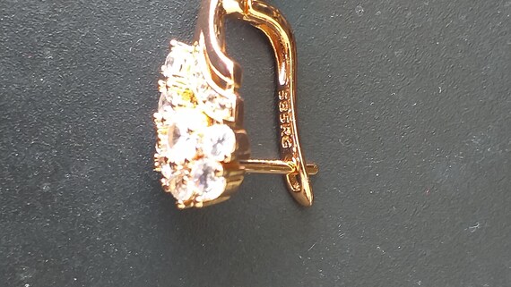 Boucle d'oreille vintage inca années 90 - Boutique Vintage