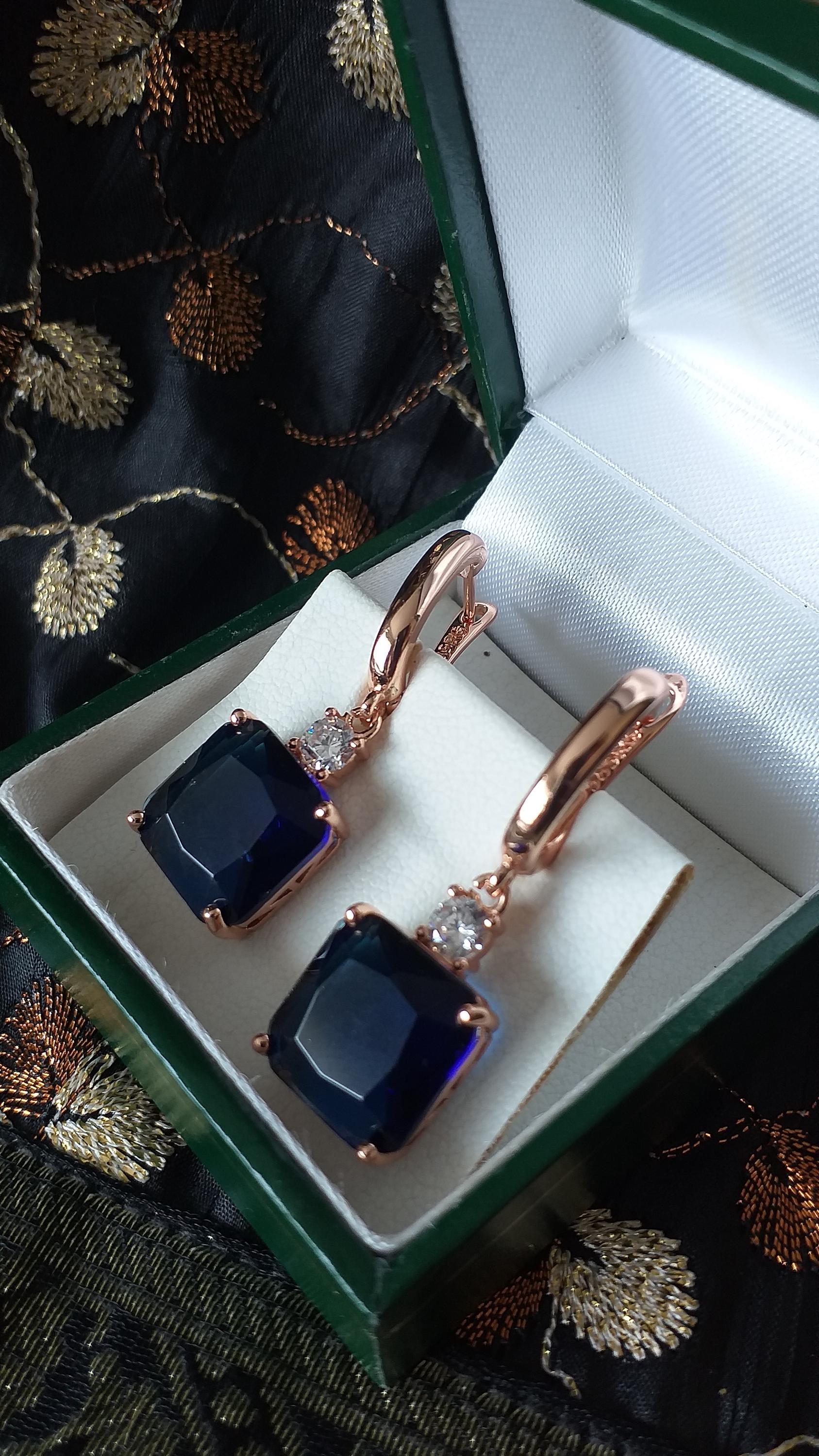 Boucles D'oreilles Anciennes En Or 14 Carats (585) - Signées - Vendues Avec écrin - Occasion