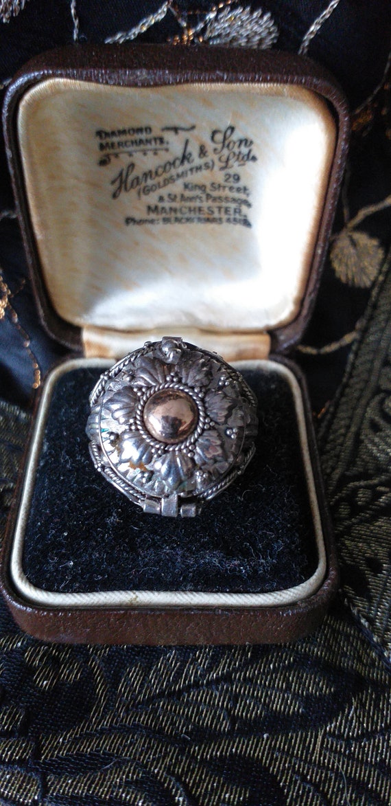 Antique Vintage Victorian 1890-s Locket Silver 80… - image 3