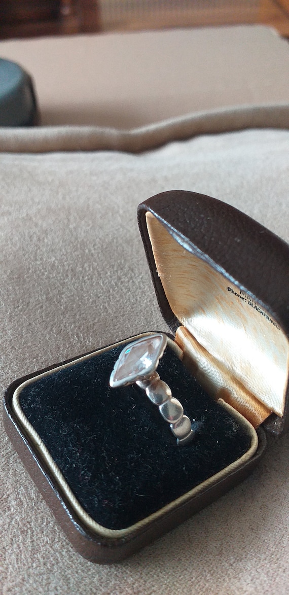 Vintage hallmarked silver spinning Gem