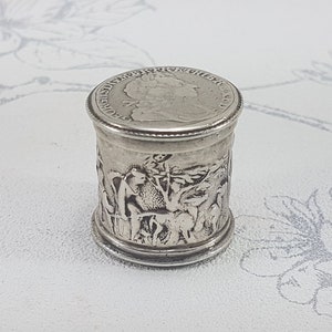 13+ Antique Silver Pill Box
