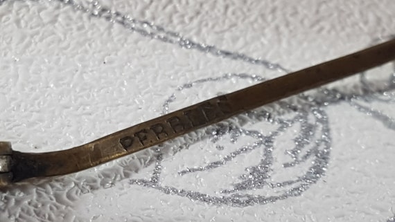 Antique Leather Chatelaine Spectacles Case: Velve… - image 6