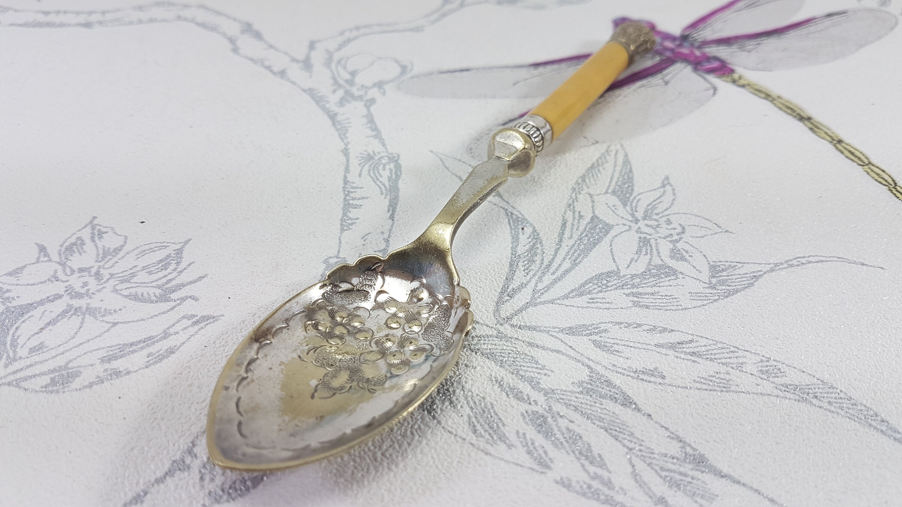 Antique jam best sale spoon