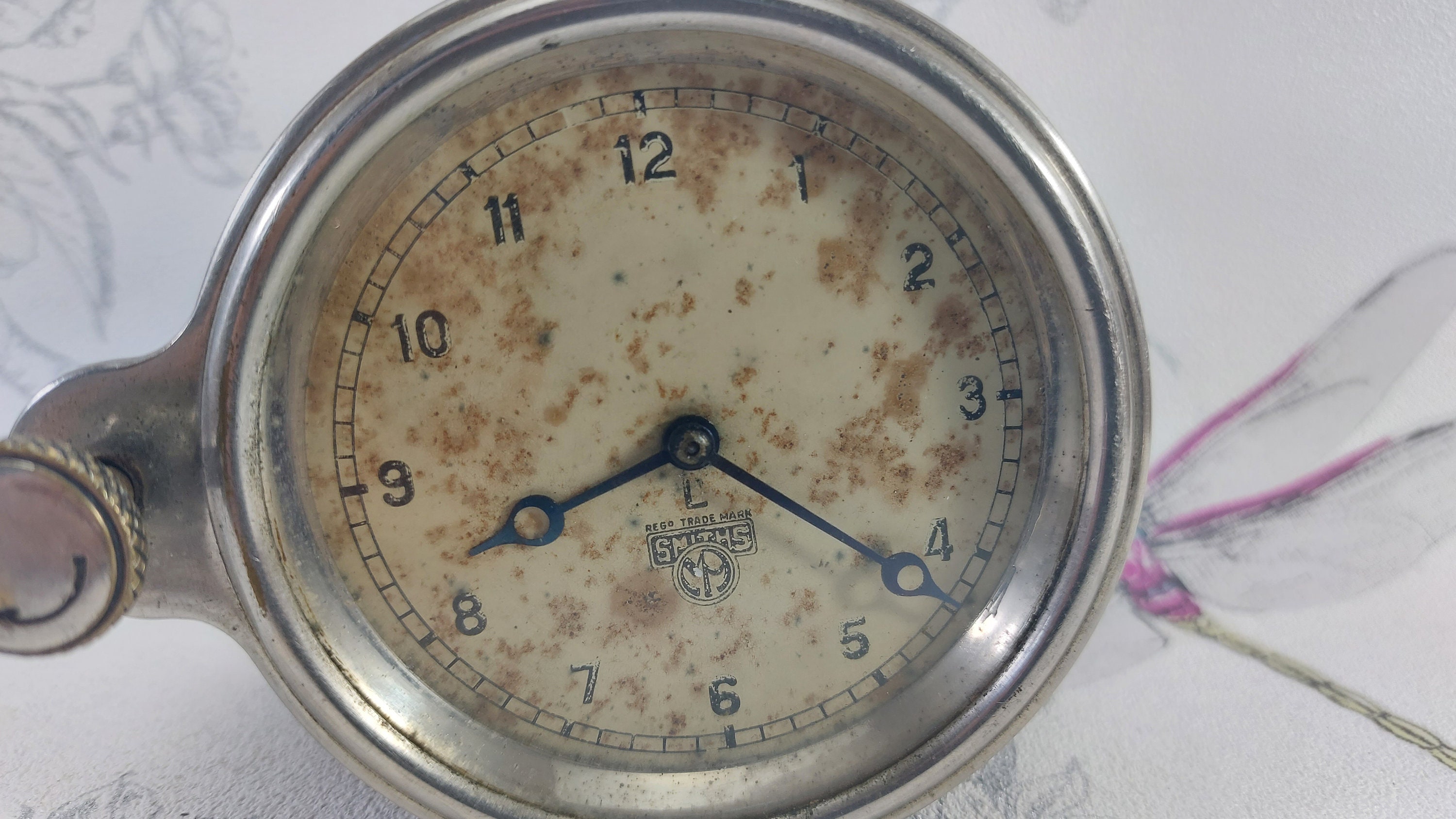 Vintage Smiths Car Clock Art Deco Smiths Car Dashboard Clock Etsy UK