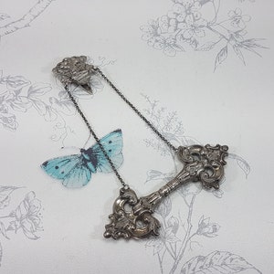 Victorian Anchor Needle Case: Antique Chatelaine Sewing Tool