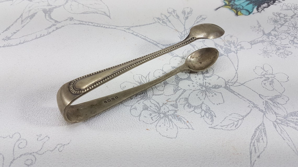 Vintage EPNS Sugar Tongs Antique Silver Plated Sugar Tongs Etsy
