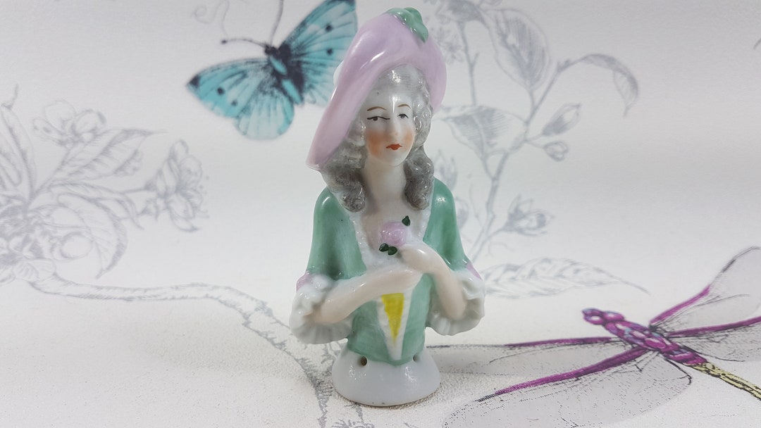 Antique Porcelain Half Doll Tea Cosy Vintage Collectable Half Etsy