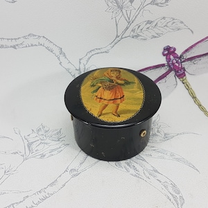 Antique reel box, Victorian Clark & Co thread dispenser for three reels of cotton, collectable antique sewing and needlework tools