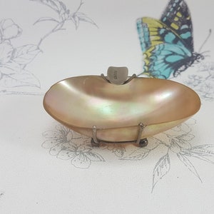 Antique Sterling Silver & Mother of Pearl Ashtray - Wilmot Mfg. Co. (Birmingham, 1916)