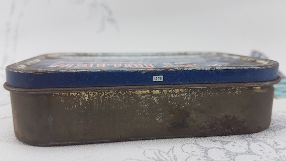 st julien tobacco tin Vintage Ogden's St Julien Tobacco Tin: Collectible Home Decor