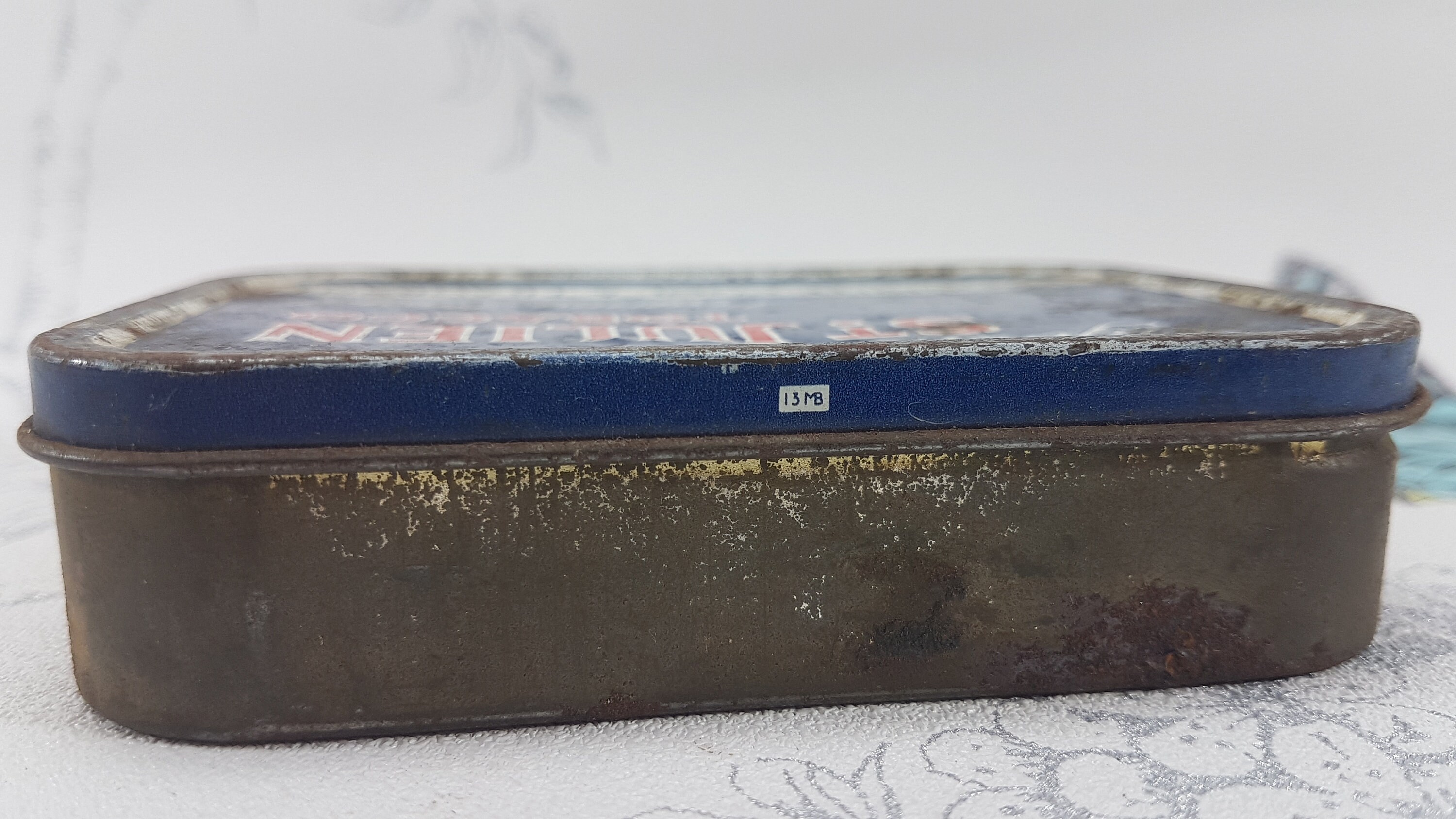 ogdens st julien tobacco tin Vintage Ogden's St Julien Tobacco Tin: Collectible Home Decor