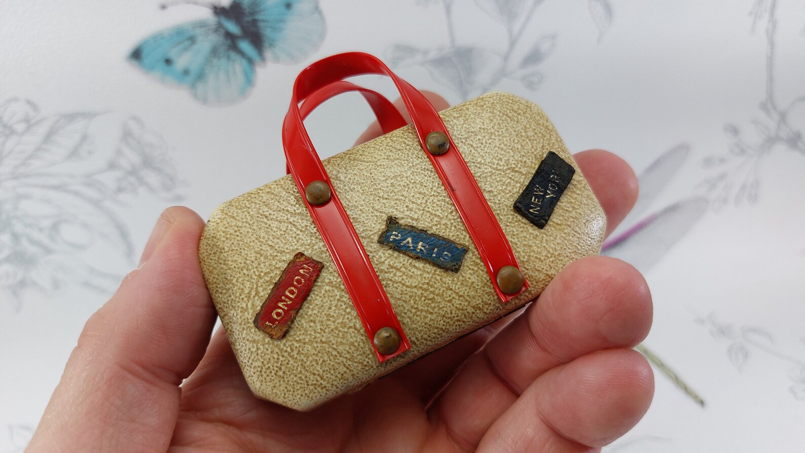 Vintage Novelty Manicure Set Vintage Suitcase Manicure Set Etsy UK