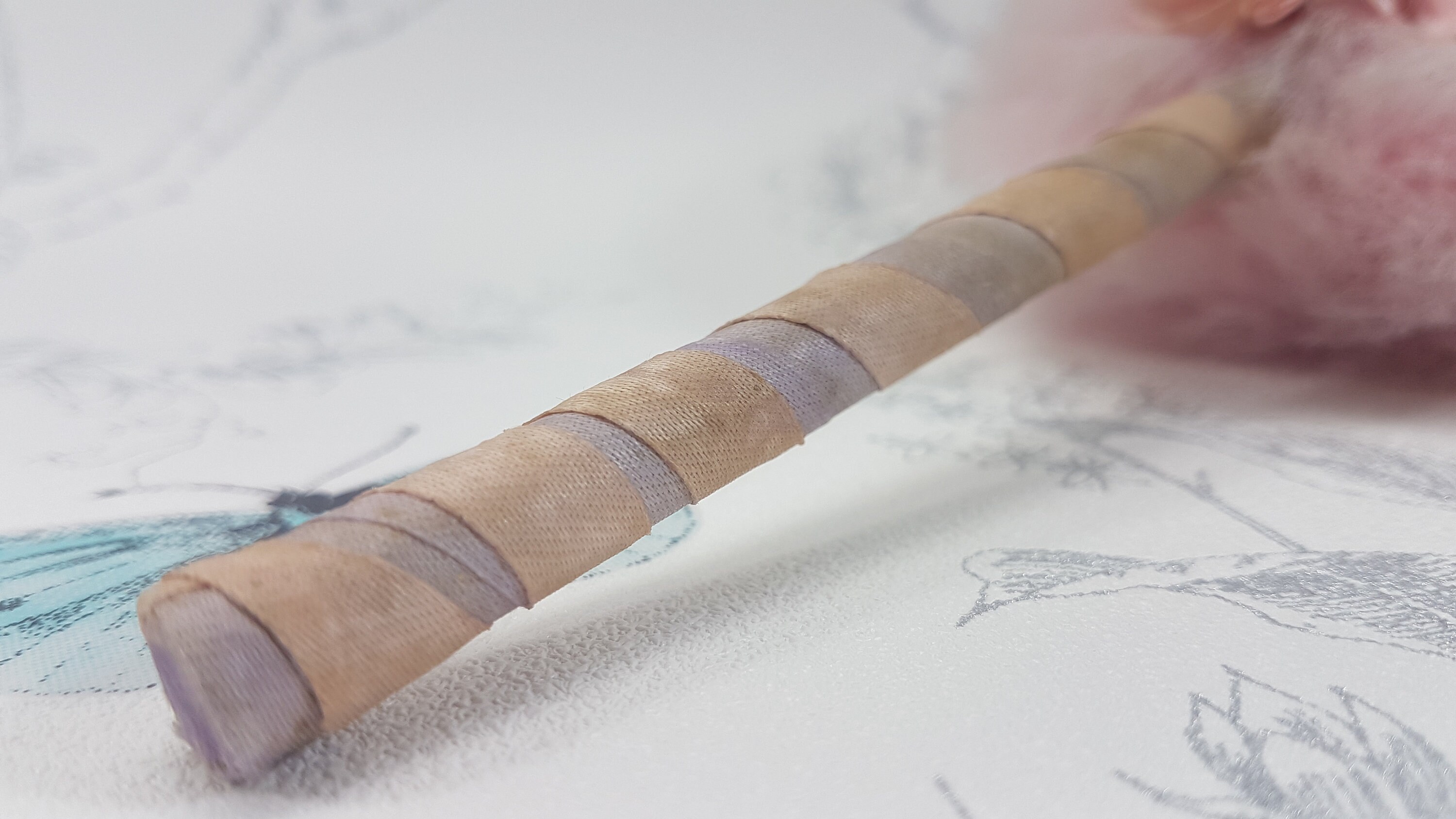 1920s Powder Puff Wand Art Deco Powder Puff Wand Vintage Etsy UK