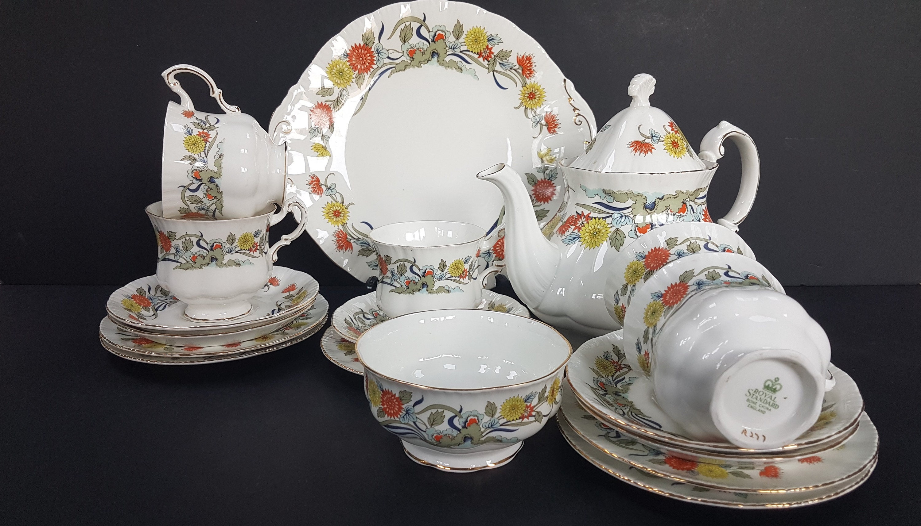 Amazon.com | ceramics tea set bone china tea set of 6 tea