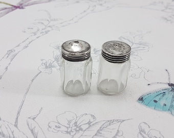 Vintage Art Deco Sterling Silver Salt and Pepper Shakers